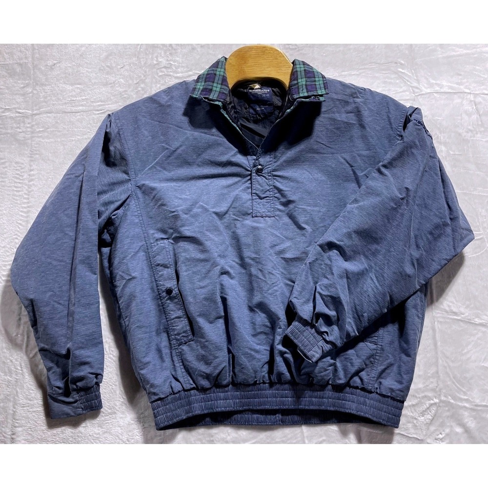 Sunderland of Scotland Men's Large Waterproof Golf Jacket Blue‎ Pullover